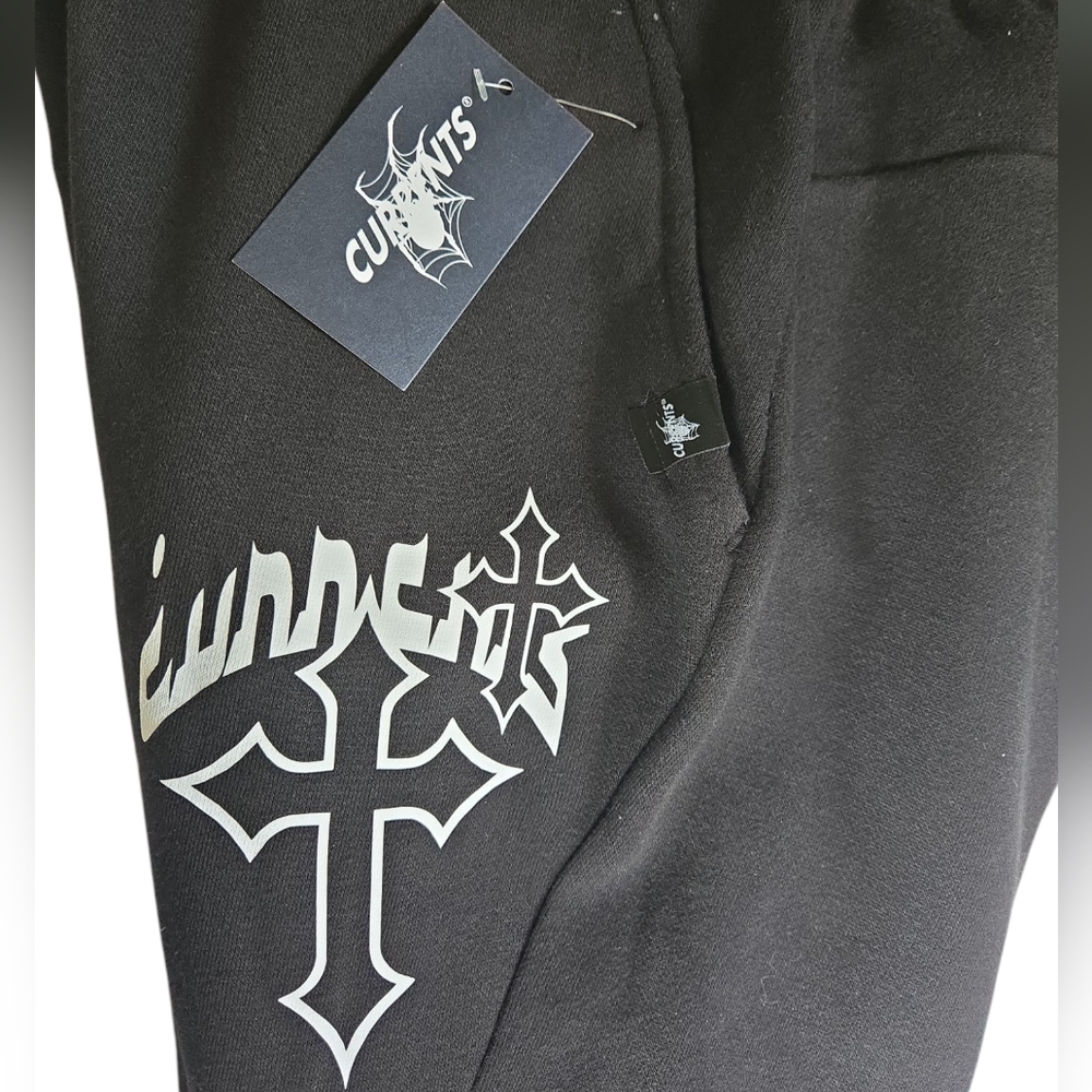 Black Currents Graphic Jogger Pants - Picture 4 of 7